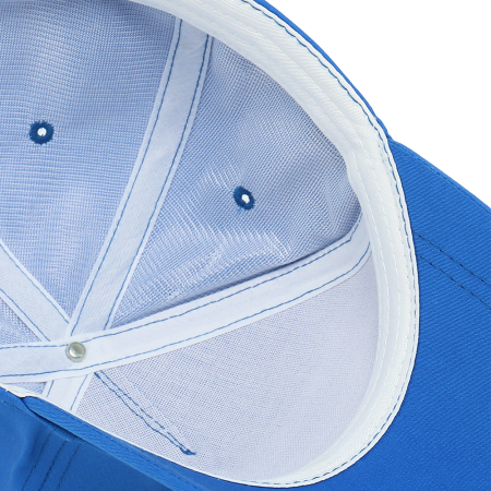 Синяя бейсболка 5 клиньев из 100% хлопка, 150 гр/м2, оптом | Мерч, униформа и текстиль для бизнеса  photo-4