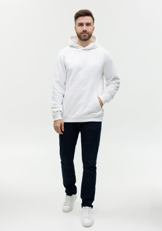 Худи унисекс STAN футер с начёсом 260,20, Белый (10) | Мерч, униформа и текстиль для бизнеса photo-4