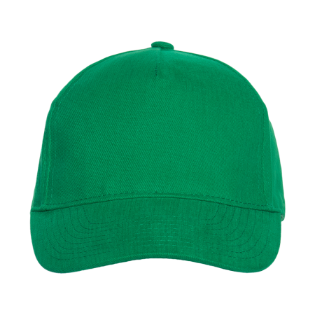 Зеленая бейсболка арт. 11, 5 клиньев из 100% хлопка, 280 гр/м2, оптом | Мерч, униформа и текстиль для бизнеса photo-3