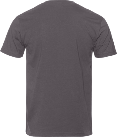 Тёмно-серая футболка арт. 08U прямого кроя из 100% хлопка, 180 гр/м2, оптом | Мерч, униформа и текстиль для бизнеса  photo-2