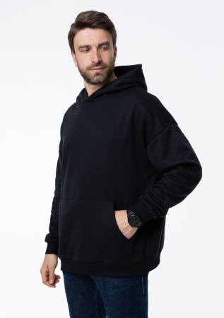 Худи унисекс STAN  оверсайз 320, 69, Чёрный (20) | Мерч, униформа и текстиль для бизнеса photo-16