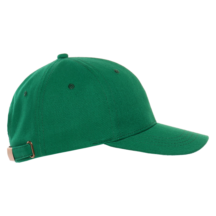 Зеленая бейсболка арт. 06, 6 клиньев из 100% хлопка, 330 гр/м2, оптом | Мерч, униформа и текстиль для бизнеса  фото-4