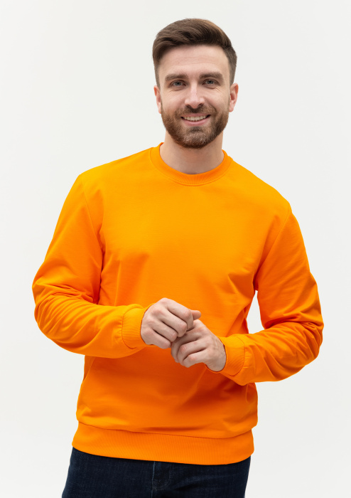 Свитшот унисекс STAN футер без начёса , 260, 63, Оранжевый (28) | Мерч, униформа и текстиль для бизнеса фото-3