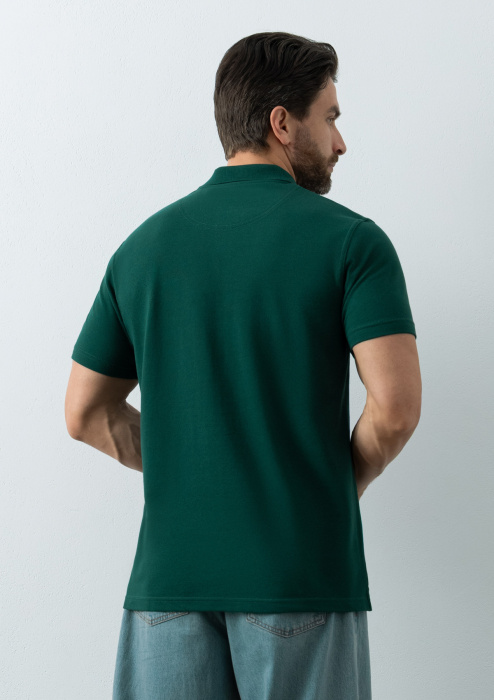 Рубашка поло унисекс STAN хлопок/полиэстер 185, 104, Т-зелёный (130) | Мерч, униформа и текстиль для бизнеса фото-4