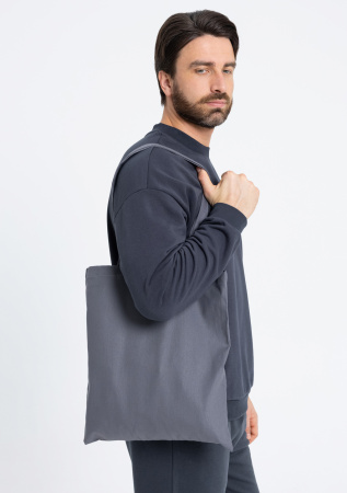 Сумка шопер STAN хлопок 38*42, 200,201, Графит (101) photo-2