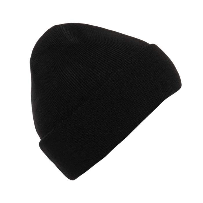 Черная шапка арт. 115 из 100% акрила, 300 гр/м2, оптом | Мерч, униформа и текстиль для бизнеса  фото-1