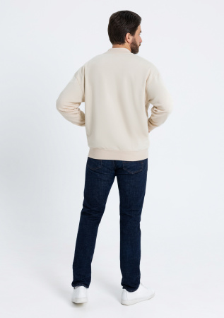 Молочный однотонный бомбер арт. 70, футер 3-нитка (70% хлопок, 30% эластан), оптом | Мерч, униформа и текстиль для бизнеса photo-13