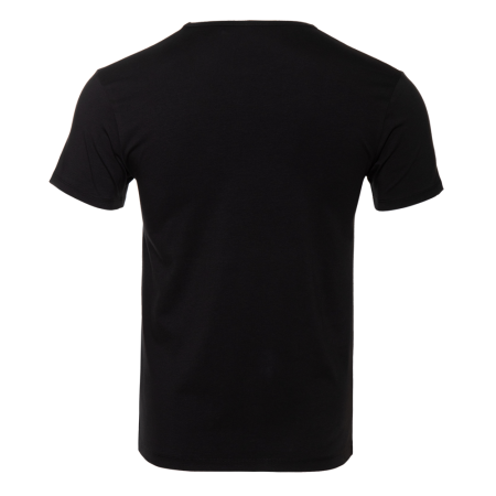Чёрная футболка арт. 37 облегающего силуэта, состав 92% хлопок 8% эластан, 180 гр/м2, оптом | Мерч, униформа и текстиль для бизнеса   photo-1