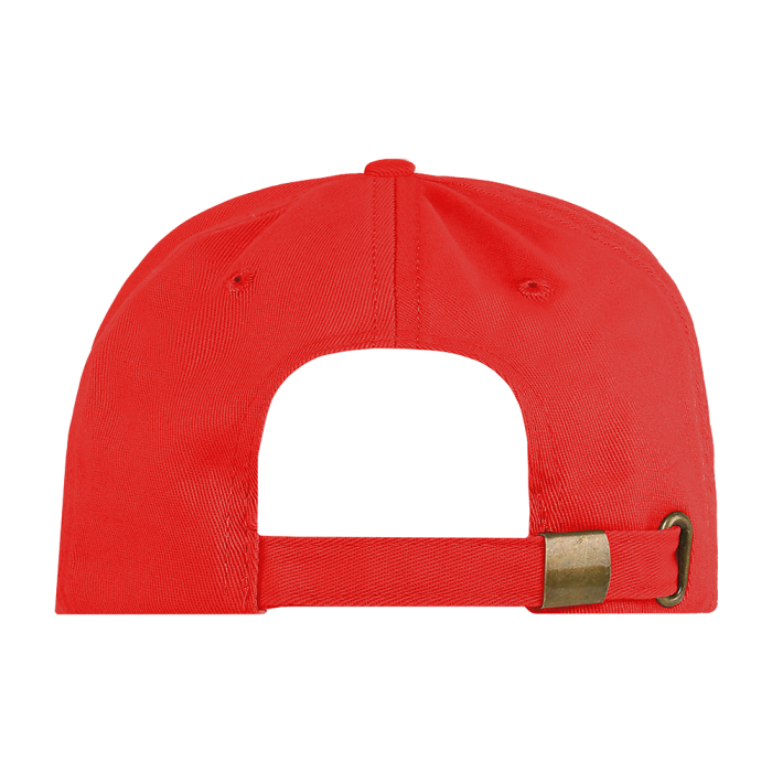 Красная бейсболка арт. 12, 5 клиньев из 100% хлопка, 260 гр/м2, оптом | Мерч, униформа и текстиль для бизнеса  фото-3