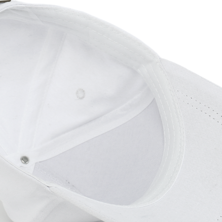 Белая бейсболка арт. 12, 5 клиньев из 100% хлопка, 260 гр/м2, оптом | Мерч, униформа и текстиль для бизнеса  photo-4