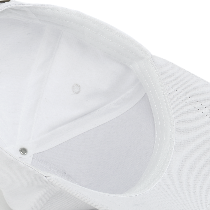 Белая бейсболка арт. 12, 5 клиньев из 100% хлопка, 260 гр/м2, оптом | Мерч, униформа и текстиль для бизнеса  фото-4