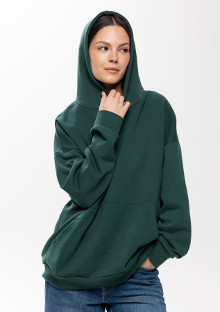 Худи унисекс STAN оверсайз футер без начёса 350, 66, Т-зелёный (130)  | Мерч, униформа и текстиль для бизнеса photo-7