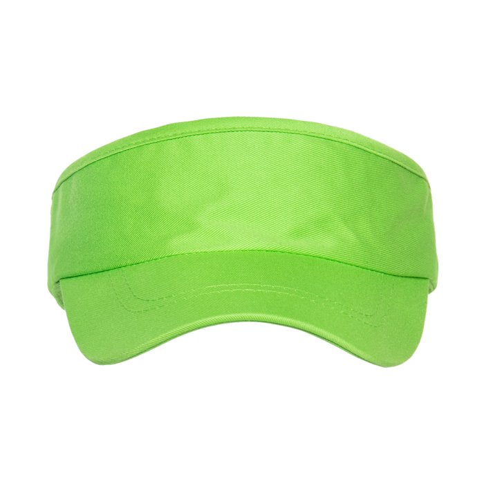 Ярко-зеленый козырек арт. 25U, 100% хлопок, 220 гр/м2, оптом | Мерч, униформа и текстиль для бизнеса  фото-2