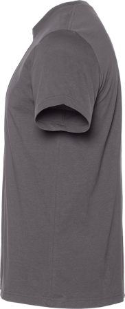 Тёмно-серая футболка арт. 08U прямого кроя из 100% хлопка, 180 гр/м2, оптом | Мерч, униформа и текстиль для бизнеса  photo-3