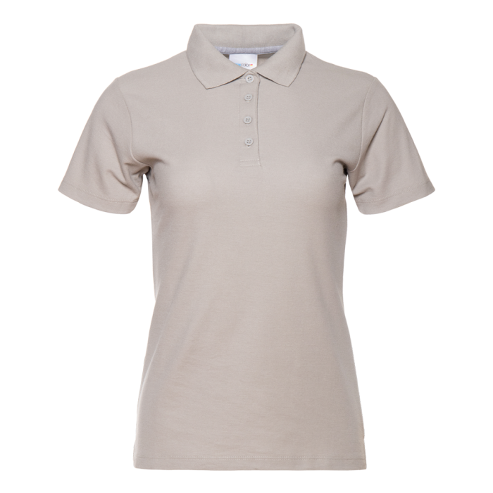 Рубашка поло женская STAN хлопок/полиэстер 185, 04WL, С-серый (72) фото-0
