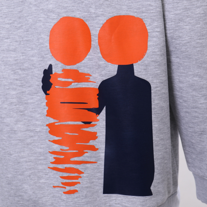 Худи "Чувства", 69, Серый меланж (50) фото-2