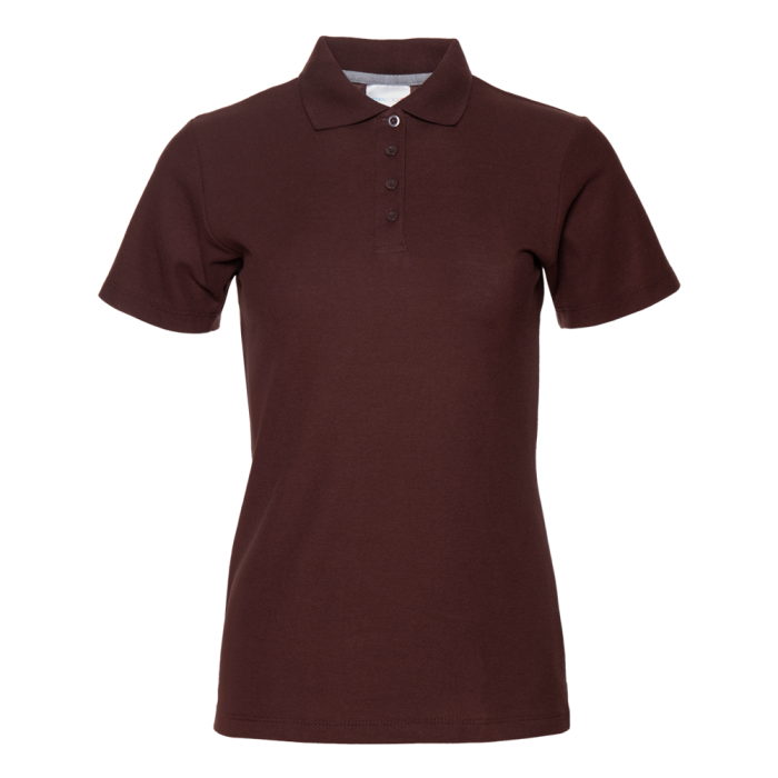 Рубашка поло женская STAN хлопок/полиэстер 185, 04WL, Т-шоколадный (107) фото-0