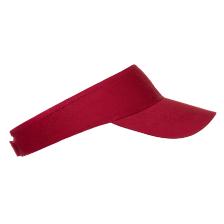 Бордовый козырек арт. 25U, 100% хлопок, 220 гр/м2, оптом | Мерч, униформа и текстиль для бизнеса  photo-1