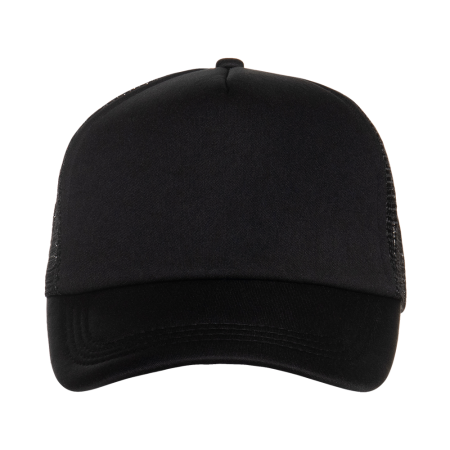 Черная бейсболка с сеткой арт. 33, 5 клиньев из 100% полиэстера | Мерч, униформа и текстиль для бизнеса  photo-3