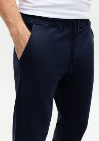 Темно-синие однотонные брюки арт. 92, 78% хлопок, 17% полиэстер, 5% эластан, оптом | Мерч, униформа и текстиль для бизнеса photo-9