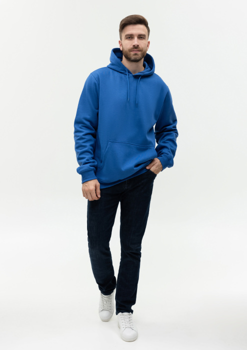Худи унисекс STAN футер с начёсом 260,20, Синий (16) | Мерч, униформа и текстиль для бизнеса фото-4