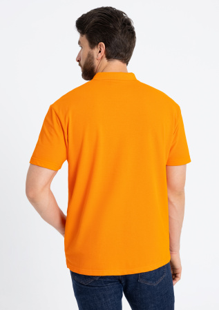 Оранжевая рубашка поло арт. 04U из 100% хлопка, 185 гр/м2, оптом | Мерч, униформа и текстиль для бизнеса  photo-5