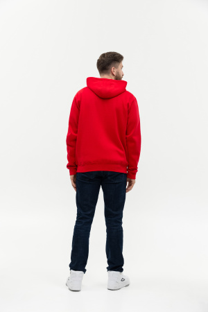 Красная толстовка арт. 17, футер с начесом, 60% хлопок, 40% полиэстер, 280 гр/м2 |  Мерч, униформа и текстиль для бизнеса photo-5