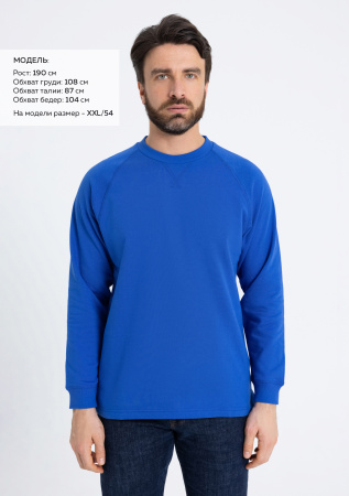 Свитшот унисекс STAN футер с начёсом 220, 60, Синий (16) | Мерч, униформа и текстиль для бизнеса photo-3