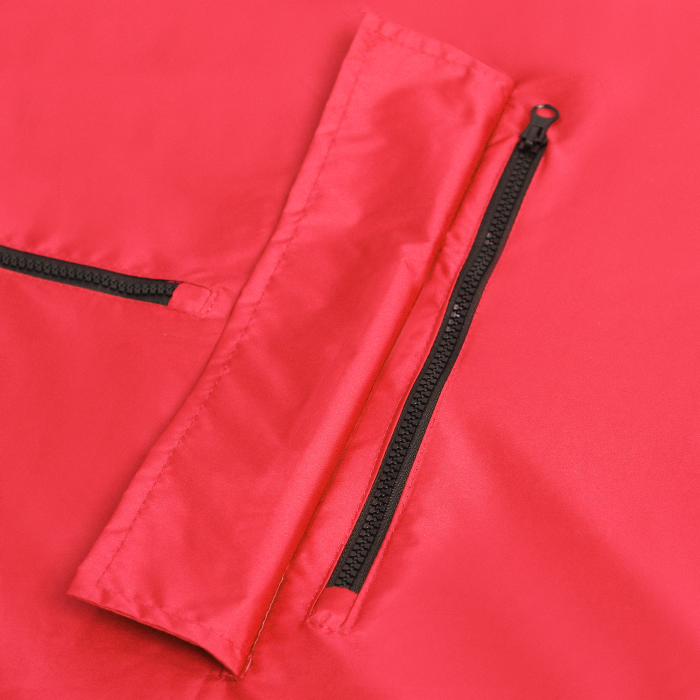 Красный однотонный дождевик пончо арт. 61, 100% полиэстер с водоотталкивающей пропиткой, оптом | Мерч, униформа и текстиль для бизнеса фото-2
