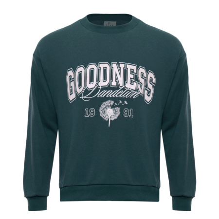 Свитшот "Goodness",96, Тёмно-зелёный (130)  photo-0