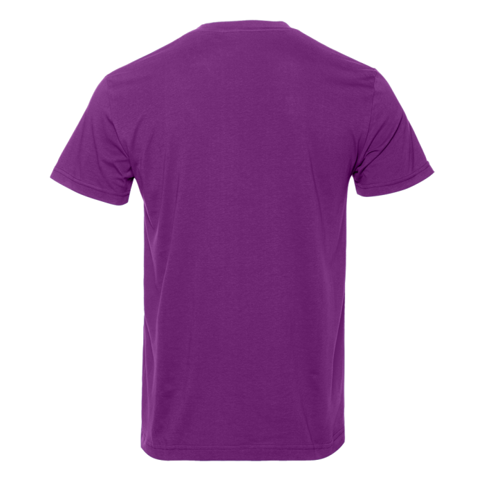 Фиолетовая футболка арт. 51 прямого кроя из 100% хлопка, 150 гр/м2, оптом | Мерч, униформа и текстиль для бизнеса  фото-2