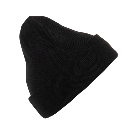 Черная шапка арт. 115 из 100% акрила, 300 гр/м2, оптом | Мерч, униформа и текстиль для бизнеса  photo-3