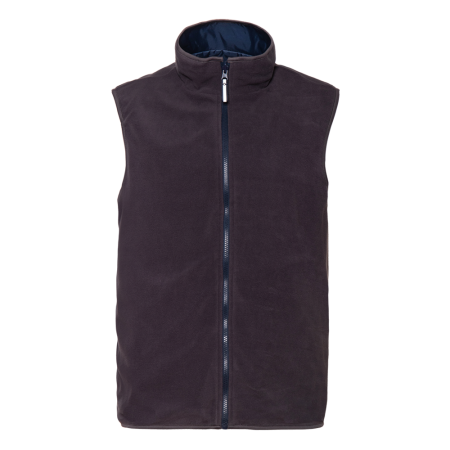 Темно-синий однотонный двухсторонний жилет арт. 24N, Taffeta 210T, оптом | Мерч, униформа и текстиль для бизнеса photo-2