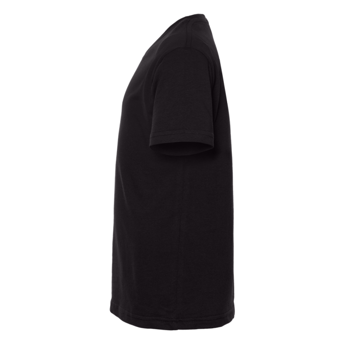 Чёрная детская футболка арт. 06U оверсайз кроя из 100% хлопка, 140 гр/м2, оптом | Мерч, униформа и текстиль для бизнеса фото-2