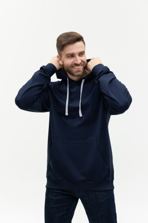 Худи унисекс STAN футер без начёса 260, 23, Т-синий (46) | Мерч, униформа и текстиль для бизнеса photo-8