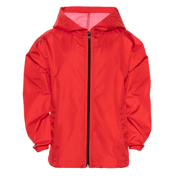 Красная детская ветровка, оптом | Мерч, униформа и текстиль для бизнеса фото-0