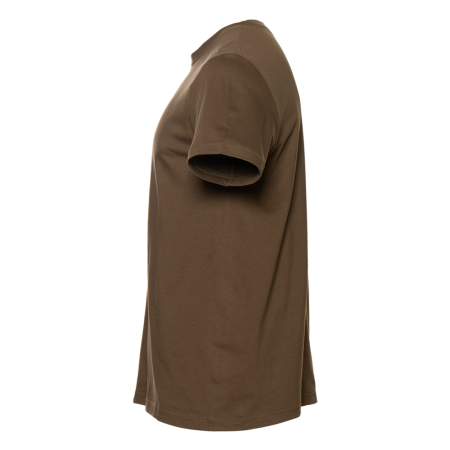 Футболка арт. 02 цвета хаки прямого кроя из 100% хлопка, 160 гр/м2, оптом | Мерч, униформа и текстиль для бизнеса  photo-2