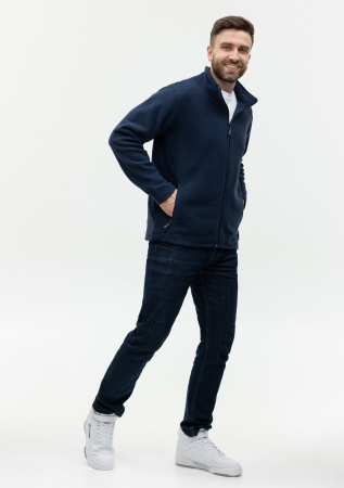 Толстовка унисекс STAN на молнии микрофлис 200, 21, Т-синий (46) | Мерч, униформа и текстиль для бизнеса photo-5