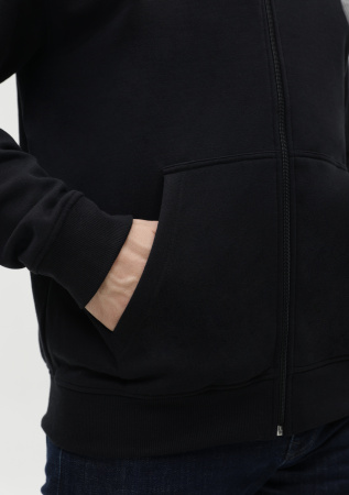 Толстовка  мужская STAN с капюшоном на молнии  футер с начёсом 280, 17, Чёрный (20) | Мерч, униформа и текстиль для бизнеса photo-10