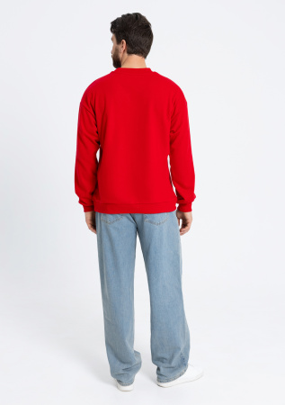 Свитшот унисекс STAN футер без начёса, 350, 96, Красный (14) | Мерч, униформа и текстиль для бизнеса photo-6