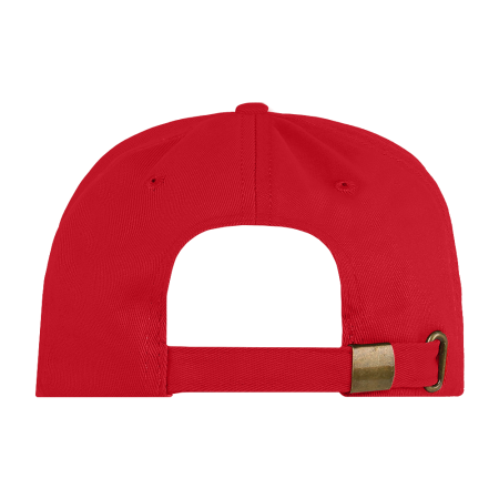 Красная бейсболка 5 клиньев из 100% хлопка, оптом | Мерч, униформа и текстиль для бизнеса  photo-2