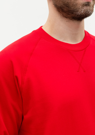 Свитшот унисекс STAN футер с начёсом 220, 60, Красный (14) | Мерч, униформа и текстиль для бизнеса photo-8