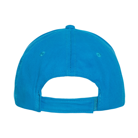 Лазурная бейсболка арт. 10L, 5 клиньев из 100% хлопка, 150 гр/м2, оптом | Мерч, униформа и текстиль для бизнеса  photo-4