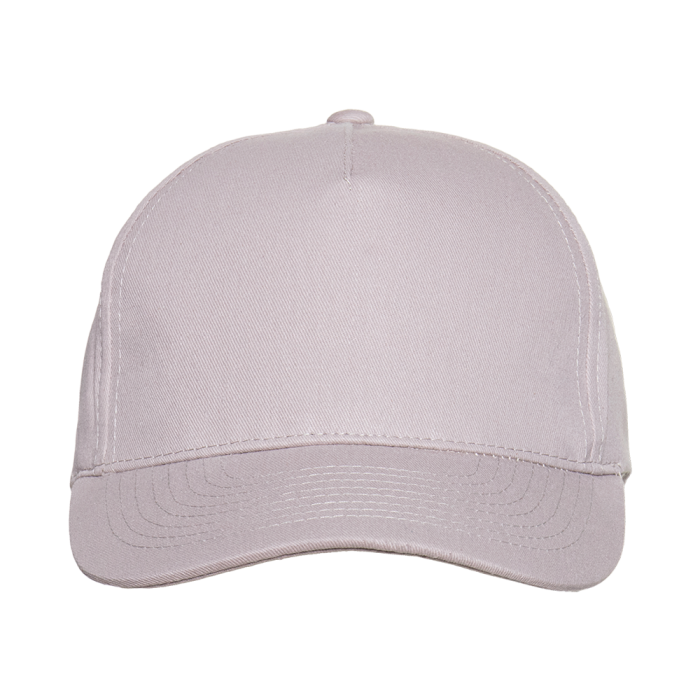 Светло-серая бейсболка арт. 10L, 5 клиньев из 100% хлопка, 150 гр/м2, оптом | Мерч, униформа и текстиль для бизнеса  фото-2